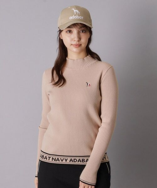adabat / アダバット ニット・セーター | 【ADABAT NAVY】ワイドリブニットモックネックプルオーバー | 詳細11