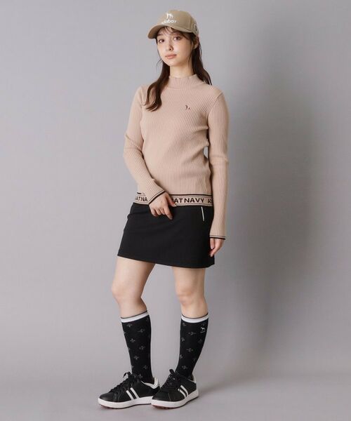 adabat / アダバット ニット・セーター | 【ADABAT NAVY】ワイドリブニットモックネックプルオーバー | 詳細12