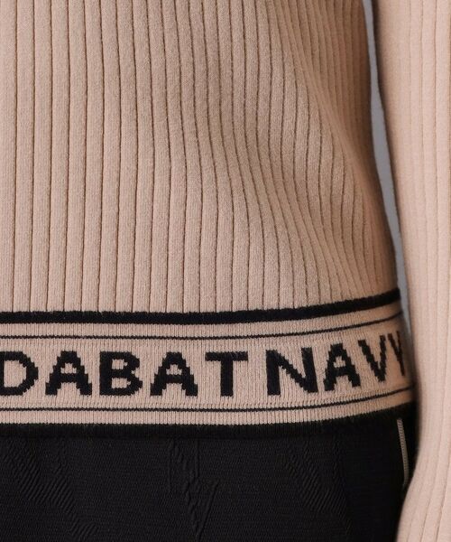 adabat / アダバット ニット・セーター | 【ADABAT NAVY】ワイドリブニットモックネックプルオーバー | 詳細20