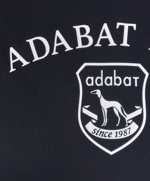 adabat / アダバット カットソー | 【ADABAT NAVY】裏起毛エンブレムロゴモックプルオーバー | 詳細12