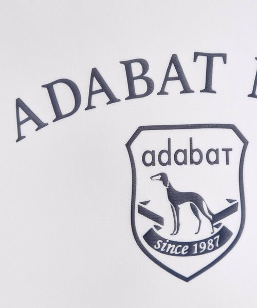 adabat / アダバット カットソー | 【ADABAT NAVY】裏起毛エンブレムロゴモックプルオーバー | 詳細4