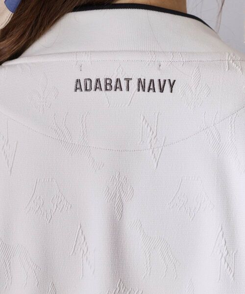 adabat / アダバット レザーブルゾン・ジャケット | 【ADABAT NAVY】フルールドリスジャカードブルゾン | 詳細19