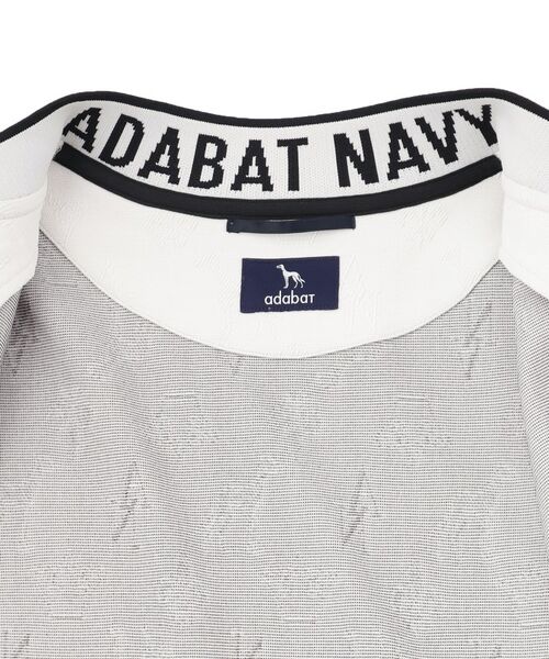 adabat / アダバット レザーブルゾン・ジャケット | 【ADABAT NAVY】フルールドリスジャカードブルゾン | 詳細4