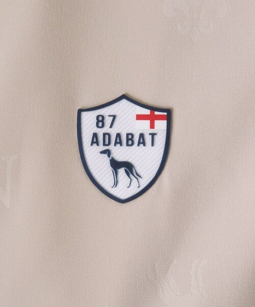 adabat / アダバット レザーブルゾン・ジャケット | 【ADABAT NAVY】モノグラムエンボスジップブルゾン | 詳細4