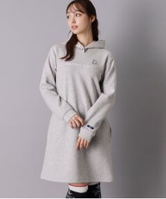 adabat / アダバット ミニ丈・ひざ丈ワンピース | 【ADABAT NAVY】長袖フーディワンピース