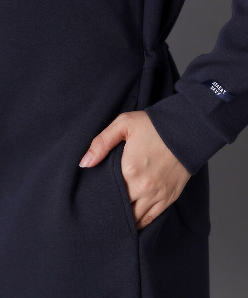 adabat / アダバット ミニ丈・ひざ丈ワンピース | 【ADABAT NAVY】長袖フーディワンピース | 詳細14