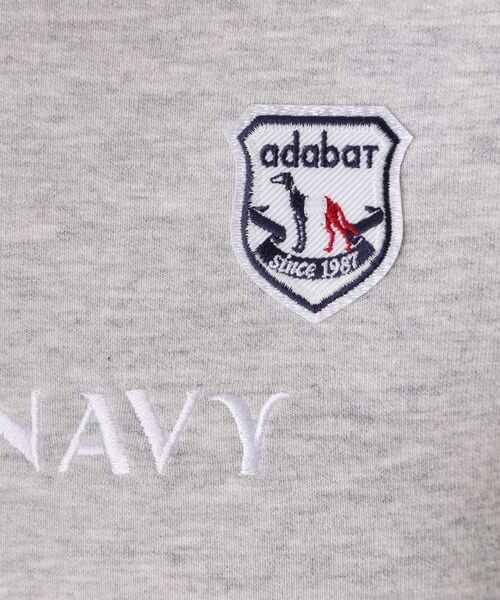 adabat / アダバット ミニ丈・ひざ丈ワンピース | 【ADABAT NAVY】長袖フーディワンピース | 詳細4