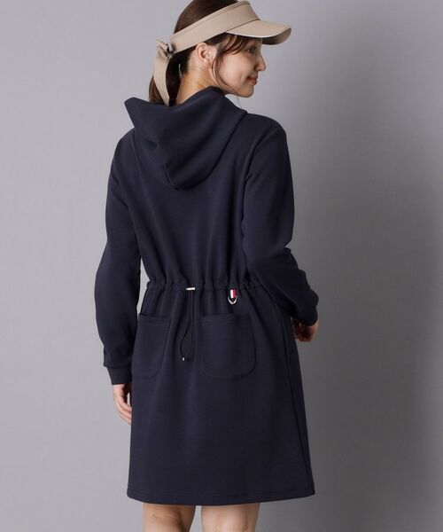 adabat / アダバット ミニ丈・ひざ丈ワンピース | 【ADABAT NAVY】長袖フーディワンピース | 詳細5