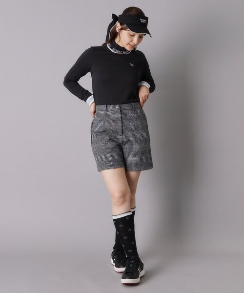 adabat / アダバット ショート・ハーフ・半端丈パンツ | 【ADABAT NAVY】ダウンファブリックキュロット | 詳細6