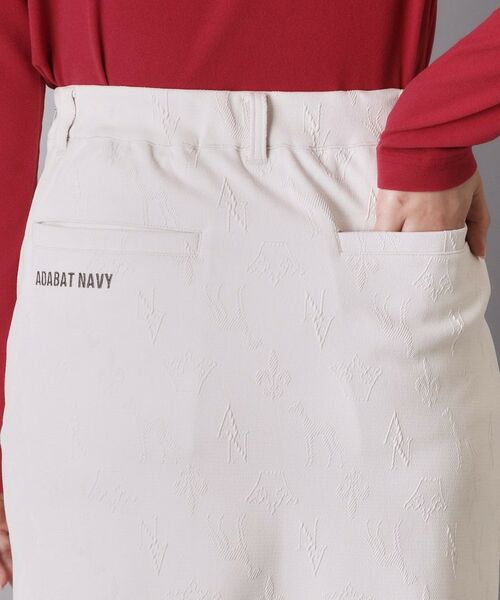adabat / アダバット ミニ・ひざ丈スカート | 【ADABAT NAVY】フルールドリスジャカードスカート | 詳細20