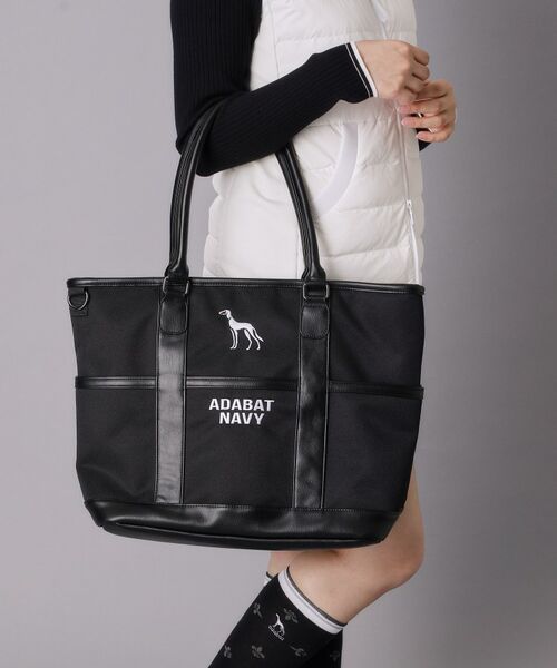 adabat / アダバット トートバッグ | 【ADABAT NAVY】ビックトートバッグ（ブラック(019)）