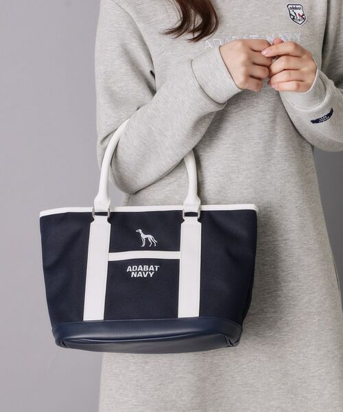 adabat / アダバット トートバッグ | 【ADABAT NAVY】トリコ船形カートバッグ | 詳細5