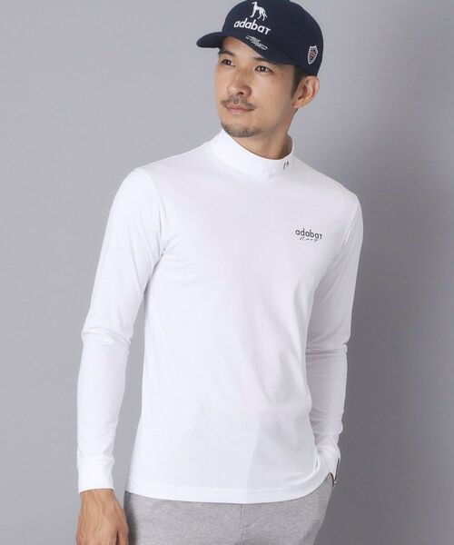 adabat / アダバット カットソー | 【ADABAT NAVY】ワンポイントロゴモックT | 詳細1
