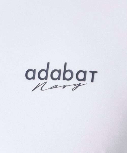 adabat / アダバット カットソー | 【ADABAT NAVY】ワンポイントロゴモックT | 詳細4