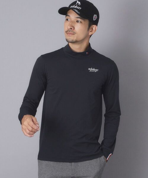 adabat / アダバット カットソー | 【ADABAT NAVY】ワンポイントロゴモックT（ブルー(093)）