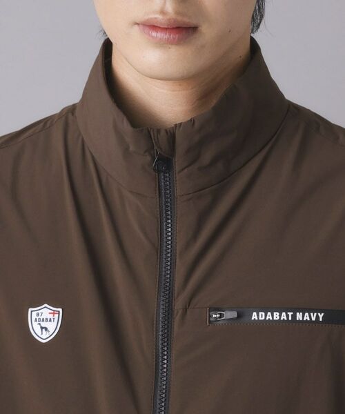 adabat / アダバット レザーブルゾン・ジャケット | 【ADABAT NAVY】タフタスタンドジップブルゾン | 詳細14