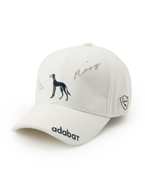 adabat / アダバット キャップ | 【ADABAT NAVY】起毛キャップ（ホワイト(001)）