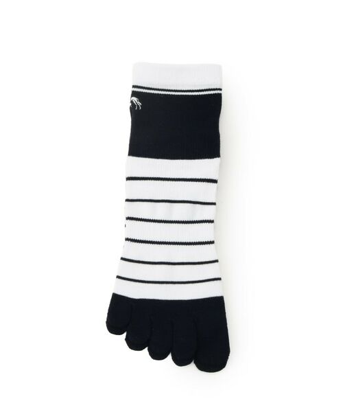 adabat / アダバット ソックス | 5本指無地ショートソックス（ネイビー(494)）