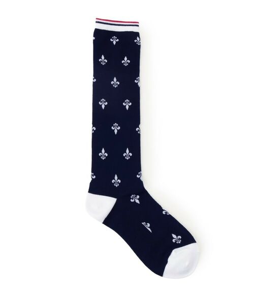 adabat / アダバット ソックス | 【ADABAT NAVY】モノグラムハイソックス | 詳細2