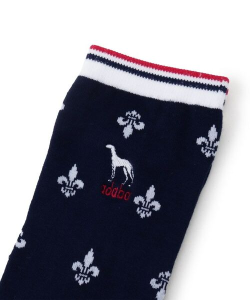adabat / アダバット ソックス | 【ADABAT NAVY】モノグラムハイソックス | 詳細3