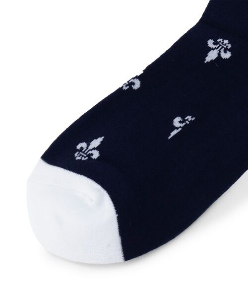 adabat / アダバット ソックス | 【ADABAT NAVY】モノグラムハイソックス | 詳細4