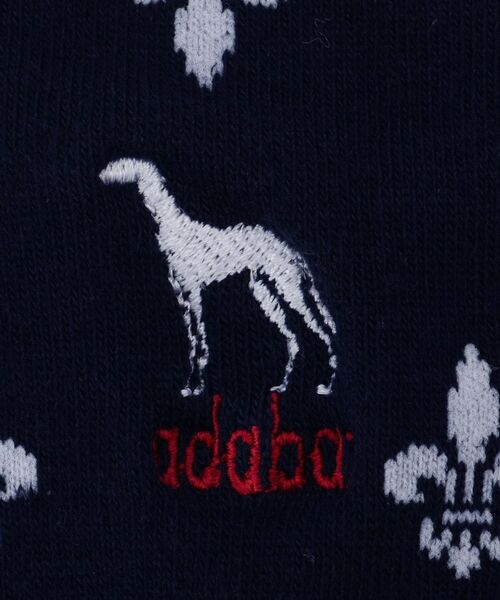 adabat / アダバット ソックス | 【ADABAT NAVY】モノグラムハイソックス | 詳細6