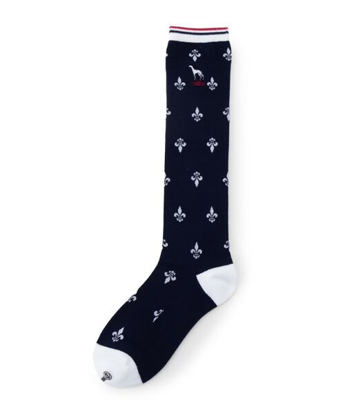 adabat / アダバット ソックス | 【ADABAT NAVY】モノグラムハイソックス（ネイビー(094)）
