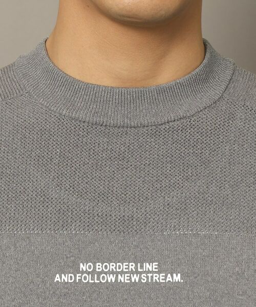 ADABAT STREAM / アダバットストリーム ニット・セーター | 半袖メッシュコンビニット | 詳細16