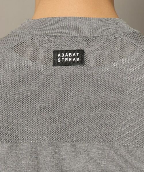 ADABAT STREAM / アダバットストリーム ニット・セーター | 半袖メッシュコンビニット | 詳細17