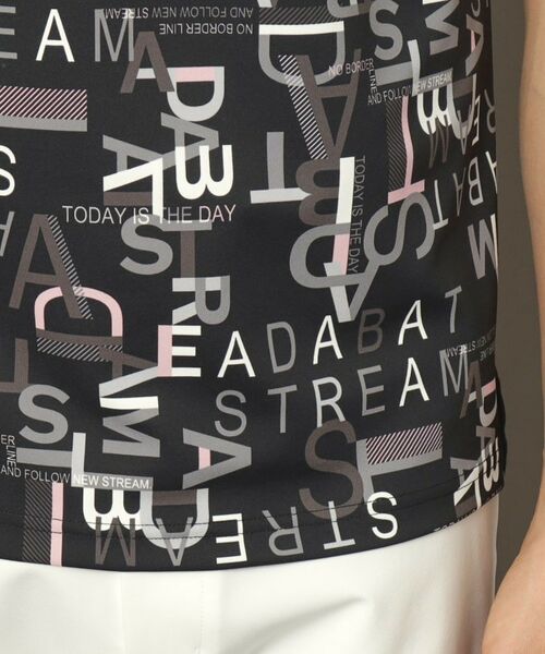 ADABAT STREAM / アダバットストリーム ポロシャツ | UVカット/吸水速乾 タイポグラフィポロシャツ | 詳細16
