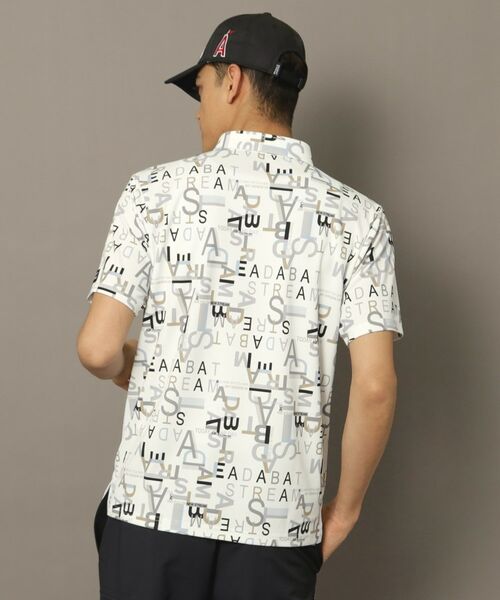 ADABAT STREAM / アダバットストリーム ポロシャツ | UVカット/吸水速乾 タイポグラフィポロシャツ | 詳細2