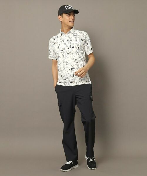 ADABAT STREAM / アダバットストリーム ポロシャツ | UVカット/吸水速乾 タイポグラフィポロシャツ | 詳細3