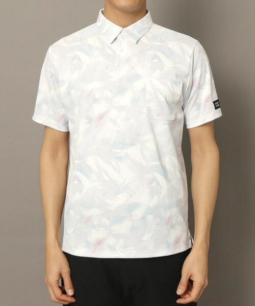 ADABAT STREAM / アダバットストリーム ポロシャツ | UVカット/吸水速乾 フェザープリントポロシャツ | 詳細11