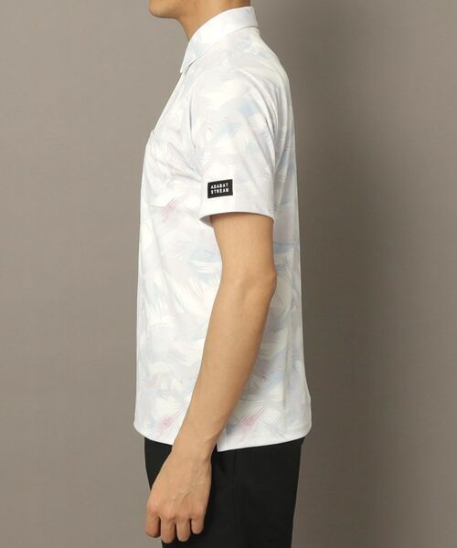 ADABAT STREAM / アダバットストリーム ポロシャツ | UVカット/吸水速乾 フェザープリントポロシャツ | 詳細12