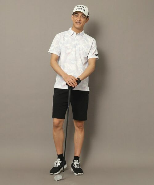 ADABAT STREAM / アダバットストリーム ポロシャツ | UVカット/吸水速乾 フェザープリントポロシャツ | 詳細4
