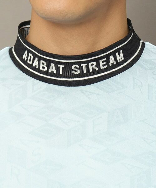 adabat - 新品未使用✨ アダバット　adabat メンズ　モックネック　長袖　ロンT UVカット/接触冷感 ドライタッチモックネックT（カットソー