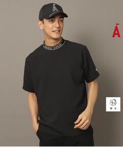 ADABAT STREAM / アダバットストリーム カットソー | 撥水加工 ロゴラインストレッチモックネックT