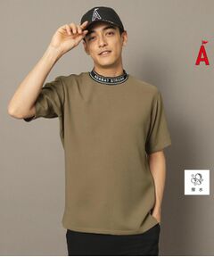ADABAT STREAM / アダバットストリーム カットソー | 撥水加工 ロゴラインストレッチモックネックT