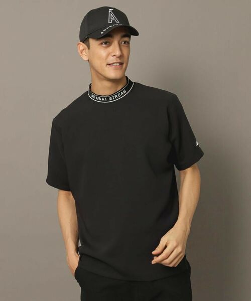 ADABAT STREAM / アダバットストリーム カットソー | 撥水加工 ロゴラインストレッチモックネックT | 詳細1