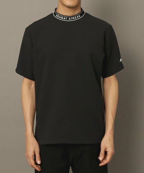 ADABAT STREAM / アダバットストリーム カットソー | 撥水加工 ロゴラインストレッチモックネックT | 詳細11