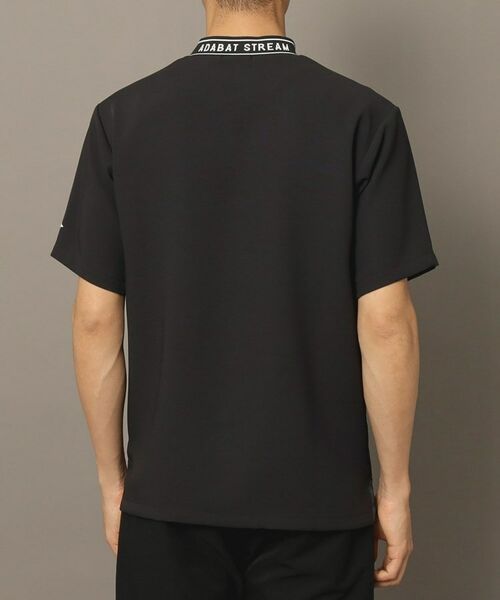 ADABAT STREAM / アダバットストリーム カットソー | 撥水加工 ロゴラインストレッチモックネックT | 詳細13