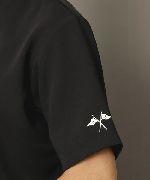 ADABAT STREAM / アダバットストリーム カットソー | 撥水加工 ロゴラインストレッチモックネックT | 詳細16