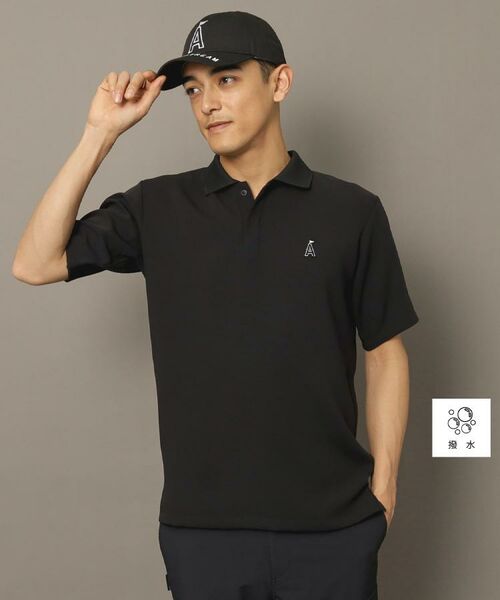 ADABAT STREAM/アダバットストリーム 撥水加工 バックプリントロゴ ストレッチ ポロシャツ ブラック(019) 50(L) ADABAT STREAM/アダバットストリーム 撥水加工 バックプリントロゴ ストレッチ ポロシャツ ブラック(019) 50(L)