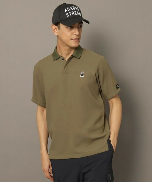 ADABAT STREAM/アダバットストリーム 撥水加工 バックプリントロゴ ストレッチ ポロシャツ ベージュ(052) 48(M) ADABAT STREAM/アダバットストリーム 撥水加工 バックプリントロゴ ストレッチ ポロシャツ ベージュ(052) 48(M)