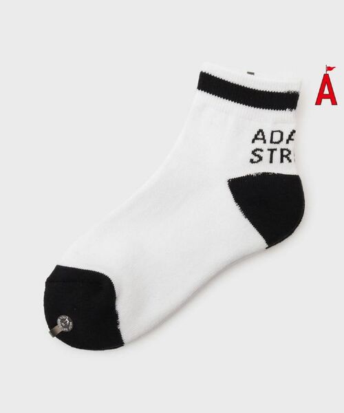 ADABAT STREAM/アダバットストリーム カラーブロックショートソックス ホワイト(001) 00(FREE) ADABAT STREAM/アダバットストリーム カラーブロックショートソックス ホワイト(001) 00(FREE)