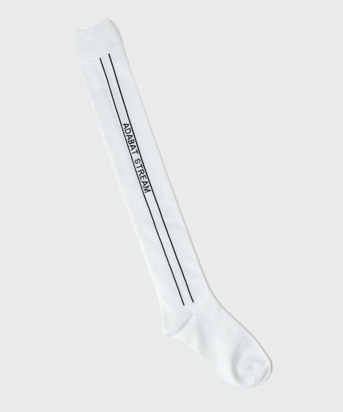 ADABAT STREAM / アダバットストリーム ソックス | サイドロゴニーハイソックス | 詳細2