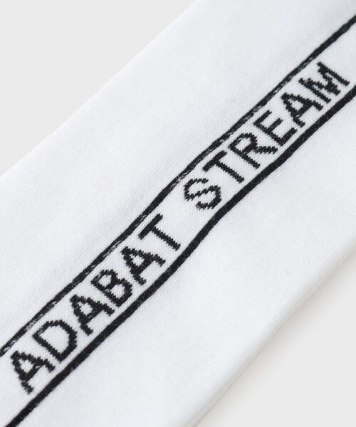 ADABAT STREAM / アダバットストリーム ソックス | サイドロゴニーハイソックス | 詳細5