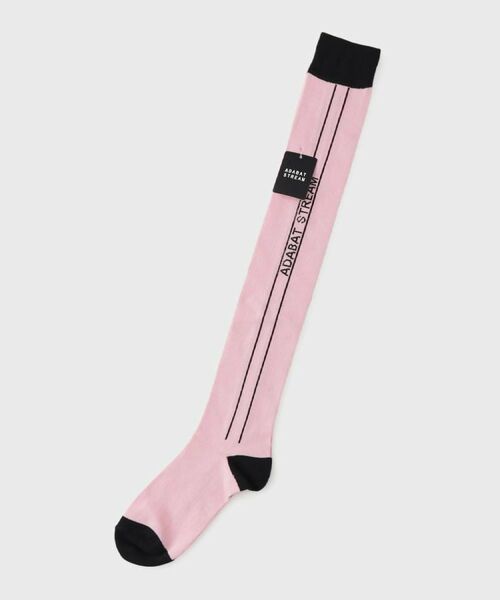 ADABAT STREAM / アダバットストリーム ソックス | サイドロゴニーハイソックス | 詳細6