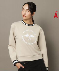 ADABAT STREAM / アダバットストリーム スウェット | UVカット/接触冷感 クロスフラッグ クールタッチプルオーバー