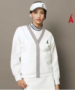 ADABAT STREAM / アダバットストリーム カーディガン・ボレロ | イージーケア Vネック カーディガン